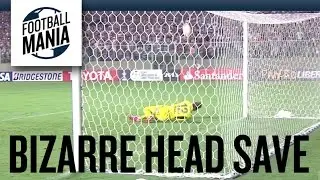Bizarre Penalty Head Save - Colo Colo vs. Atl&eacute;tico MG