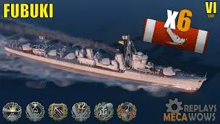 Destroyer Fubuki 6 Kills & 70k Damage | World of Warships Gameplay