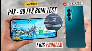 Realme P4X 90 FPS BGMI Test - 1 BIG Problem ❌ | Best Phone Under ₹15,000? 🤔