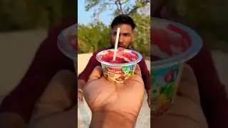 super spicy merino ice cream joke for little brother🍭 lollipop surprise in a cup? #shorts