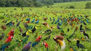 100 Rare Birds of the Amazon Rainforest | Natural Bird Sounds