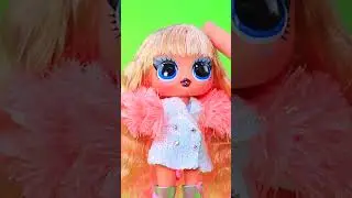 K-Pop Singer Makeover for L.O.L. Doll | DIY Outfit #LaLiLuWorld #Shorts