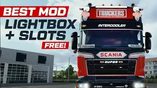 FREE Lightbox With Slots for Scania Topline (RJL) Scania T-Liner, MAN and IVECO