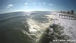 Surfing Hurricane Joaquin Swell | Sunglow Pier | Daytona Beach Surfing | Florida FL