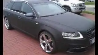 Audi A6 Quatro - 3M 1080 series - Full wrap - Matte Black / Carbon Anthracite
