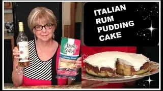 Italian Rum Pudding Cake