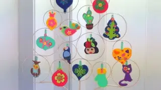 Adornos De Navidad de Fieltro (F&Aacute;CIL) | Actividades De Laborterapia