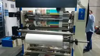 High Speed Paper Flexo Stack Type Printing Press - 100 MPM  by Printgraph.