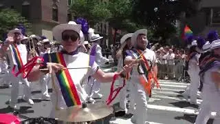 Pride Parade~NYC~2025~NYC Queer Big Apple Corps Marching Band~NYCParadelife