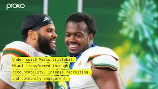 Miami Hurricanes' Remarkable Rise Back To Title Contention