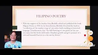 FILIPINO POETRY BY: RODOLFO DATO