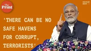 'There can be no safe havens for corrupt, terrorists, drug cartels', says PM Modi at Interpol meet