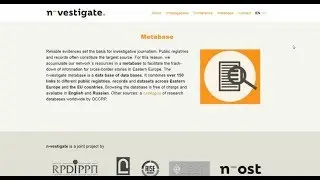Extensive Database for Investigative Research
