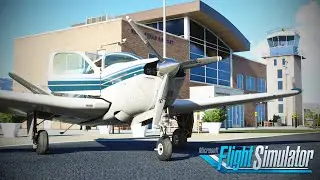 Carenado Beechcraft Bonanza V35 | Полный обзор полёта | Microsoft Flight Simulator
