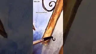 Let's paint vintage lamp#shorts #ytshorts #viral #art #sketchbites #drawing