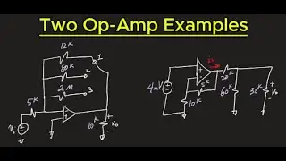 Two operational amplifier examples — clearly explained