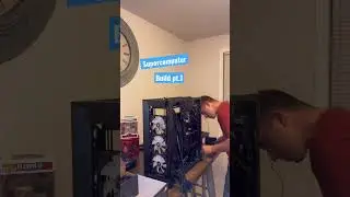 Super Computer Timelapse! #pc #pcbuilds #pcgamer #3090ti #cosair #hobby #computers #supercomputers