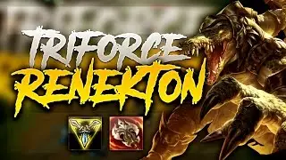 BIG DAMAGE TRIFORCE RENEKTON TOP SEASON 7! - League of Legends Gameplay