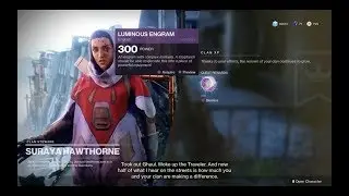 Weekly Clan XP Reward - Luminous Engram (305 Titan Gloves - Destiny 2)