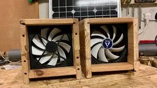 DIY Solar Heater - Fan Box