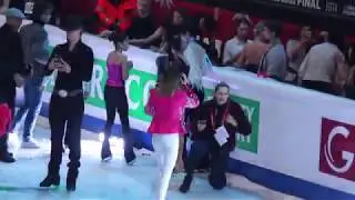 2019 GPF EX Finale Yuzuru Hanyu グランプリファイナル エキシフィナーレ 羽生結弦 紙テープ拾い上げ、ネイサンハグ、紙テープでメダル作成、退場まで