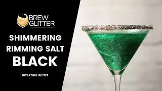 Brew Glitter | NEW Black Shimmer Cocktail Rimming Salt