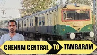 Chennai central to tambaram local train travel😊santali vlog//shyam hembram//new video.