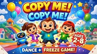 Copy Me Dance! 🎶 Kids Action Song (Clap, Jump, Spin, Freeze!) | Cute Kids Song (3&ndash;8) | Sing & Dance