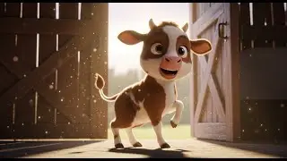 Moo Moo Cow at the Farm | Fun Farm Animal Song for Kids | Nursery Rhymes & Songs for Children
