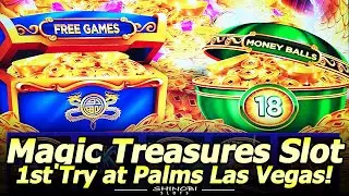 Magic Treasures Dragon Slot Machine - My First Attempt at the Palms in Las Vegas!