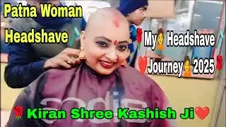 #1stvlog  Finally My💇Headshave🪒Journey‼️#2025@KiranShreeKashishVlogs#kiranshreekashishji #headshave