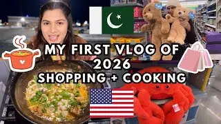 🇵🇰🇺🇸 MY FIRST VLOG OF 2026 I COOKING 🧑‍🍳 & SHOPPING 🛍️ VLOG #pakistan #ytvideos #subscribe #vlog 