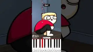 The Sun is a Deadly Laser (@dude.dans_) Animation Meme - Octave Piano Tutorial