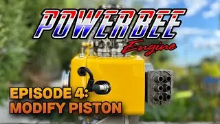 Power Bee Engine Build Series - Episode 4 &ldquo;Modify Pistons&rdquo; for West Bend 820 and Power Bee 820