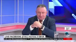 News Day, la Antena 3 Deva, invitat, Adrian David, director CAS Hunedoara