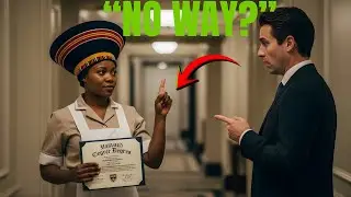 A SOUTH AFRICAN HOTEL MAID WITH A HARVARD DEGREE - NO WAY! THE WEALTHY GUEST MURMURED
