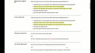 Software that Creates Custom-Tailored Sales Scripts
