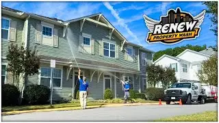 Watch Our Soft Wash REVIVE the ENTIRE Complex!