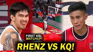 Rhenz Abando vs Kevin Quiambao! First KBL Matchup! Nakipagpisikalan si Rhenz! Slamdunk ni KQ!