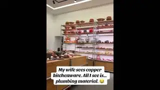 Copper = Plumbing 😂