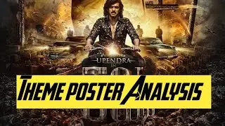 Kabza theme poster Analysis|Real star Upendra |R Chandru|Cini hunt