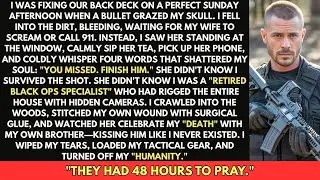 Wife Hired Ex-Con To Shoot Me—He Missed—Black Ops Husband Hunted Them In 48 Hours & Kill