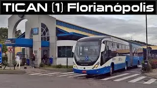 TICAN (1) Florianópolis Santa Catarina - Movimentação de ônibus urbano Terminal Canasvieiras