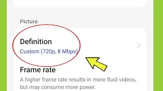 What is Definition in Screen Recording Android phone