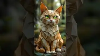Оригами своего питомца  #нейросети #fluxai