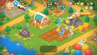 Meow Town - Cat Farm Adventure - Android Gameplay [47+ Mins, 1080p60fps]