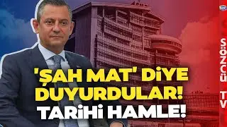 CHP ve Özgür Özel O Kartı Masaya Sürdü! Tarihe Geçecek Hamle! CHP'li İsimler Şah Mat Diye Duyurdu
