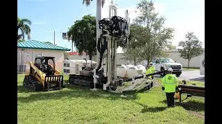 Demonstration of Geoprobe 8150LS Rotary Sonic Rig