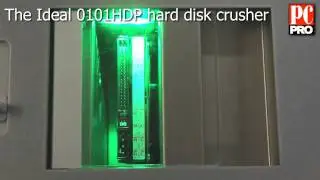 The ideal 0101HDP hard disk crusher