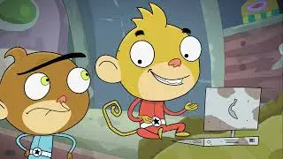 Rocket Monkeys - 1x14 - Banana Ghosts / One And a Half Friends